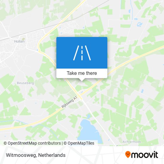 Witmoosweg map