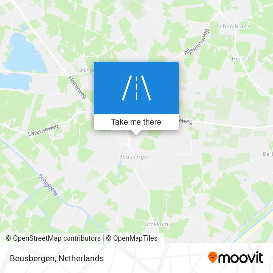 Beusbergen map