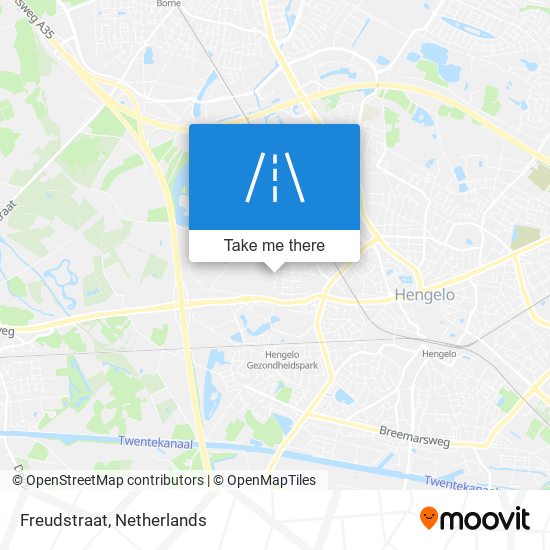 Freudstraat map