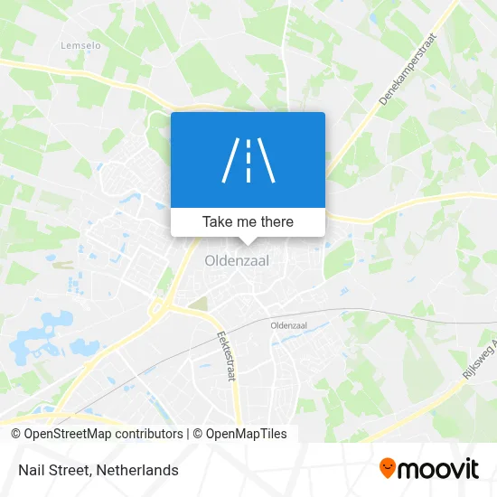 Nagelstraat map