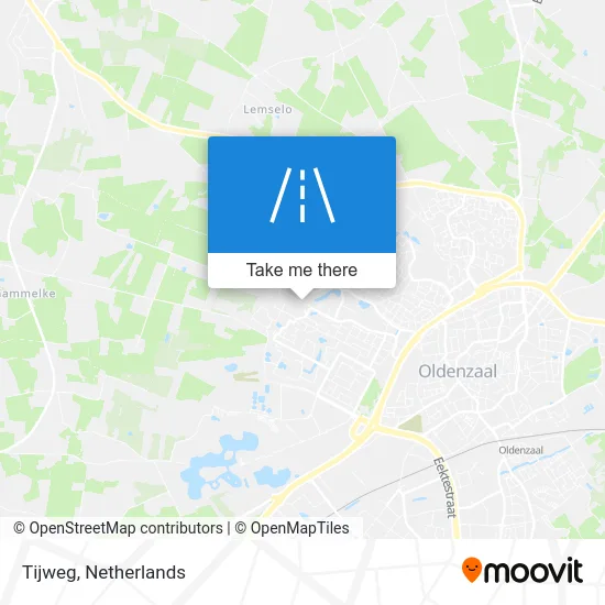 Tijweg map