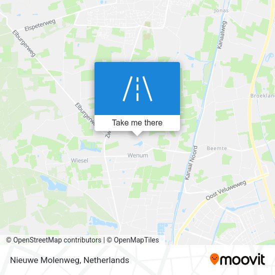 Nieuwe Molenweg map