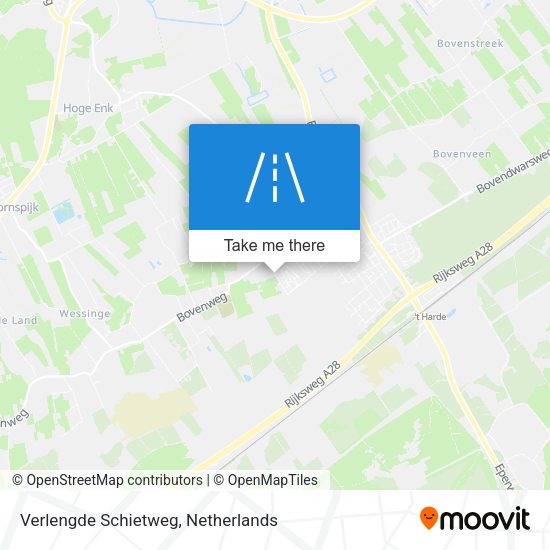 Verlengde Schietweg map