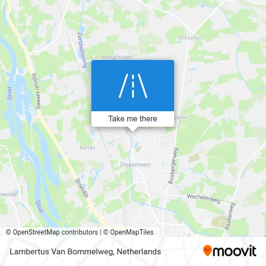 Lambertus Van Bommelweg map