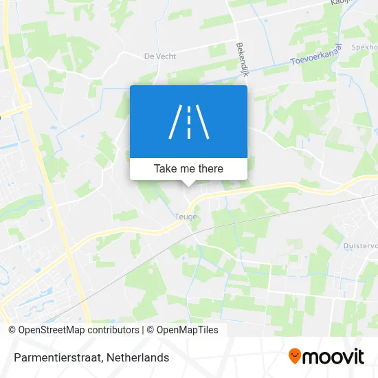 Parmentierstraat map