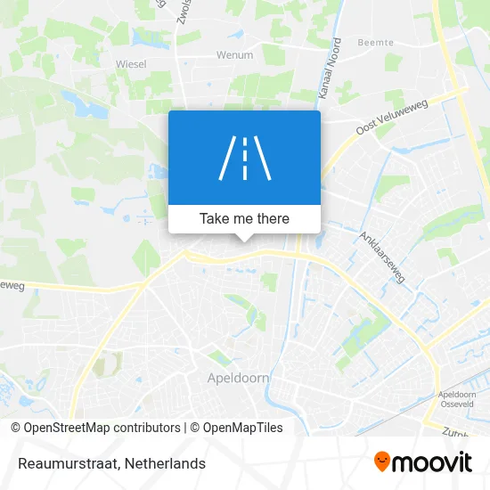 Reaumurstraat map
