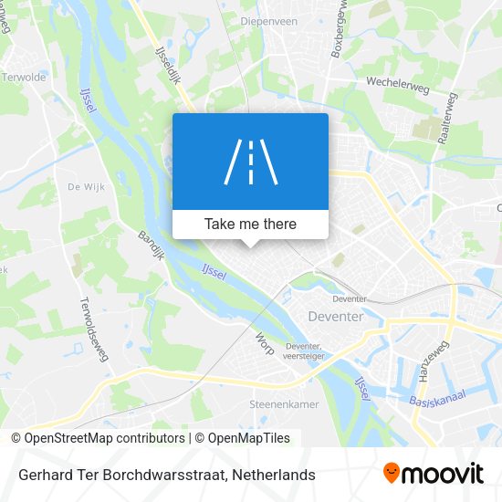 Gerhard Ter Borchdwarsstraat map