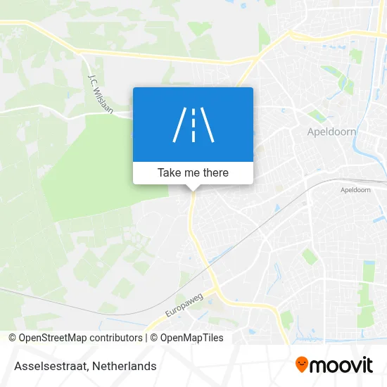 Asselsestraat Karte