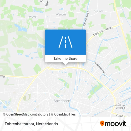 Fahrenheitstraat map