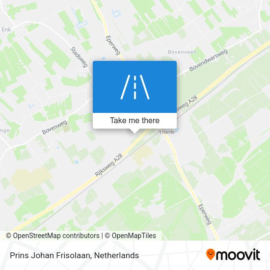 Prins Johan Frisolaan map