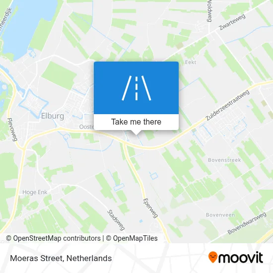 Moerasstraat map