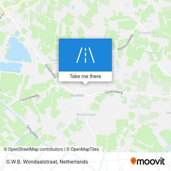 G.W.B. Wondaalstraat map