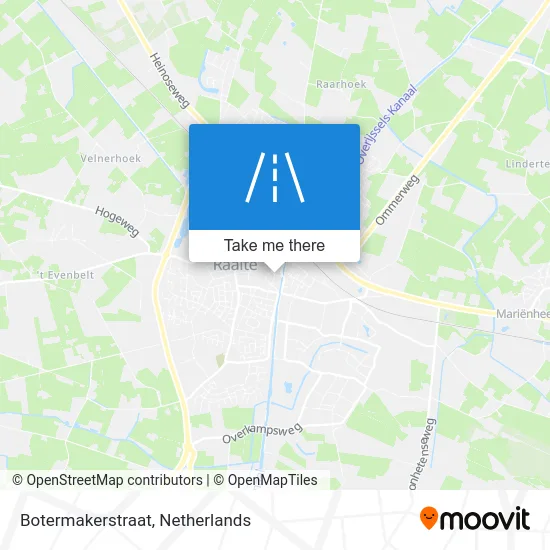 Botermakerstraat map