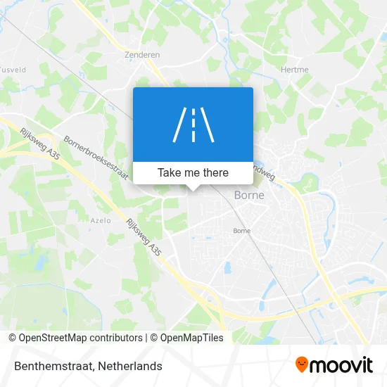 Benthemstraat map