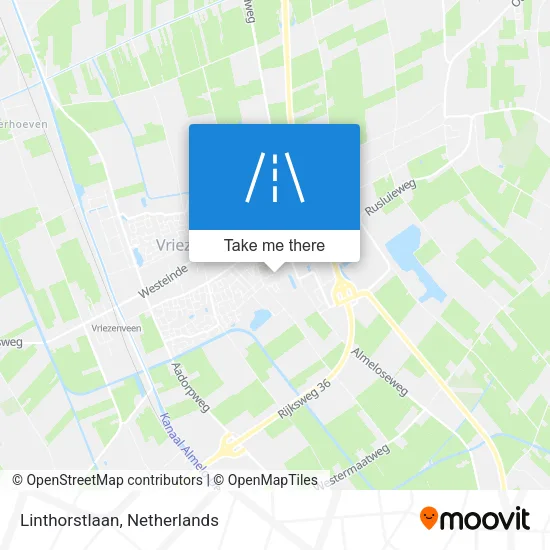 Linthorstlaan map