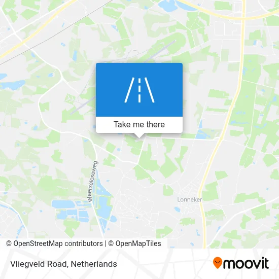 Vliegveldweg map
