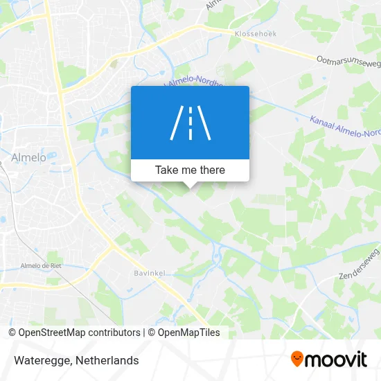 Wateregge map