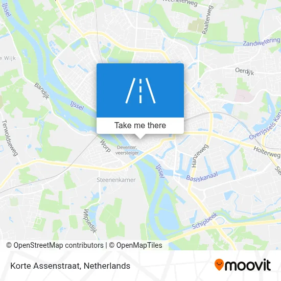 Korte Assenstraat map