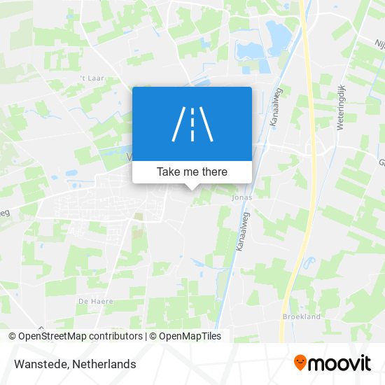 Wanstede map