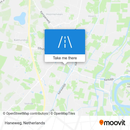 Haneweg map