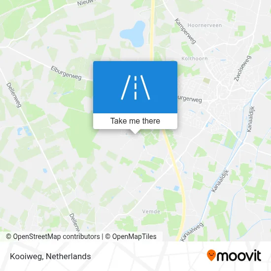 Kooiweg map