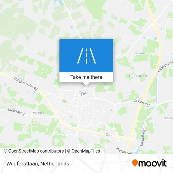 Wildforstlaan map