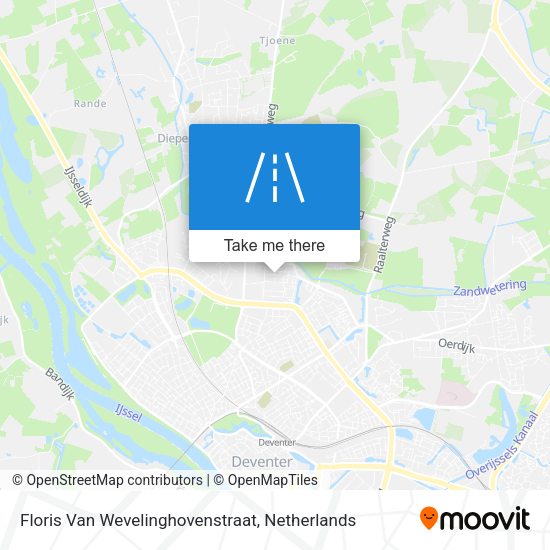 Floris Van Wevelinghovenstraat map