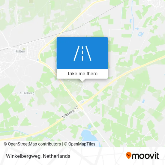 Winkelbergweg map