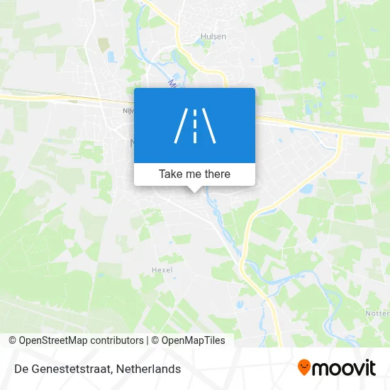 De Genestetstraat map