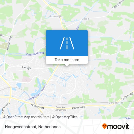 Hoogeveenstraat map