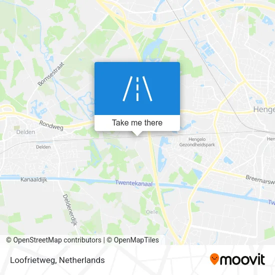 Loofrietweg map