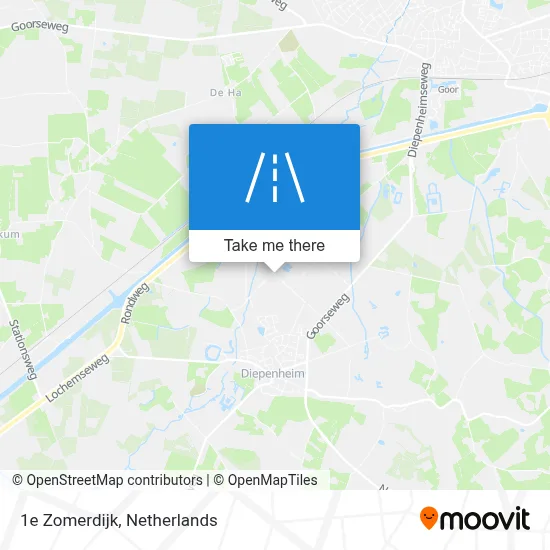 1e Zomerdijk map