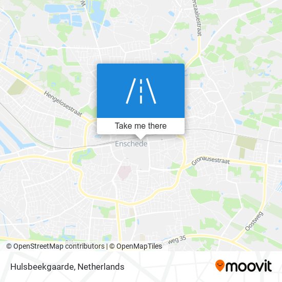 Hulsbeekgaarde map