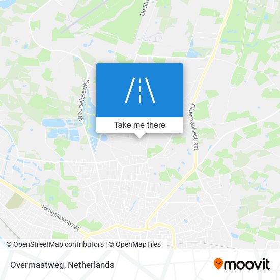 Overmaatweg Karte