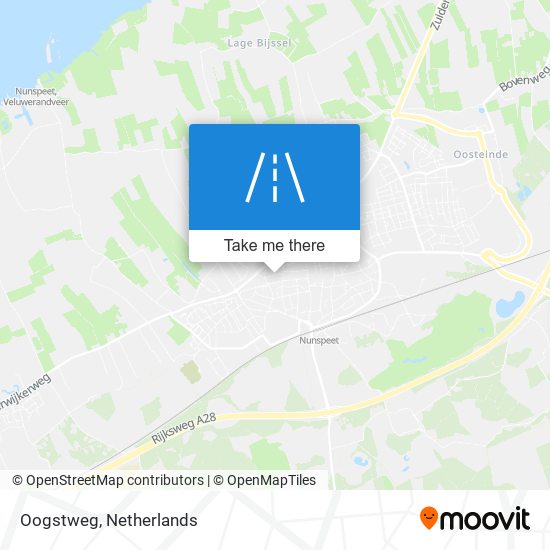 Oogstweg map