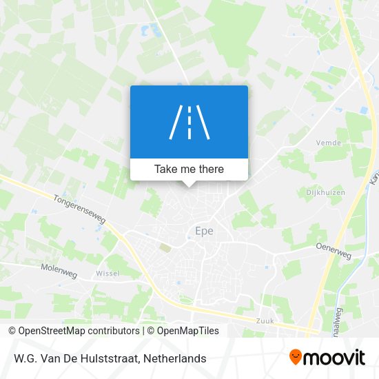 W.G. Van De Hulststraat map