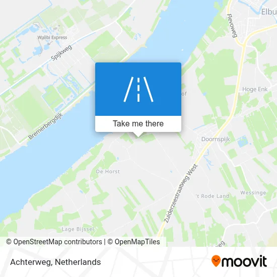 Achterweg map