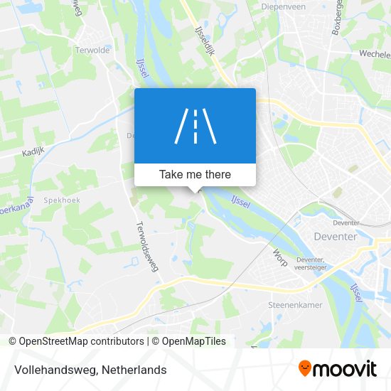 Vollehandsweg map