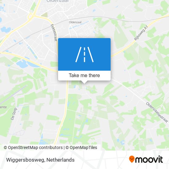 Wiggersbosweg map