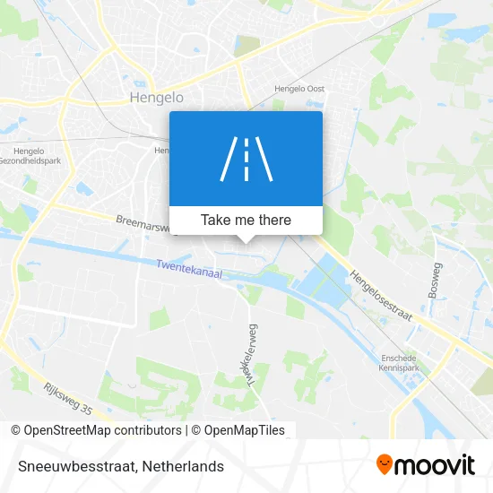 Sneeuwbesstraat map