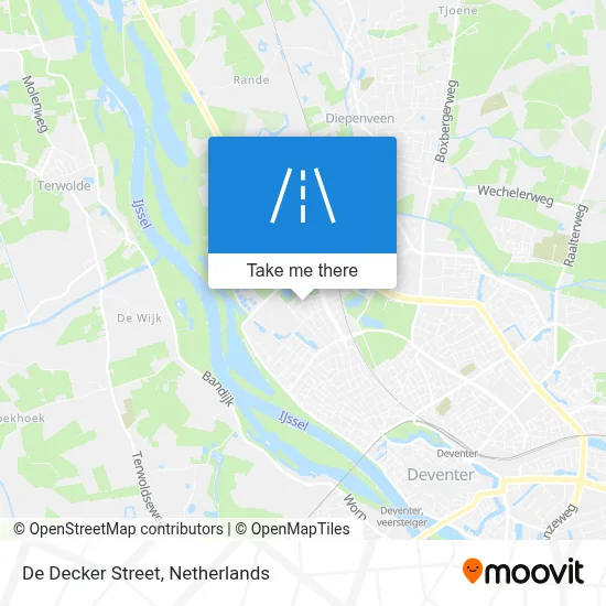 De Deckerstraat map