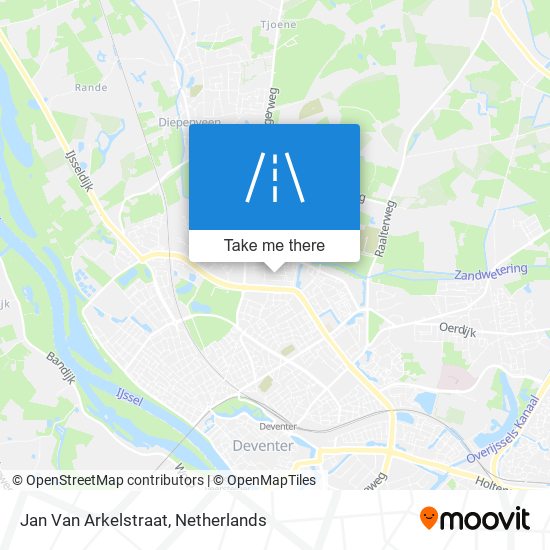 Jan Van Arkelstraat map