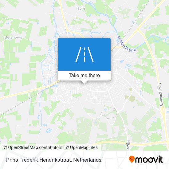 Prins Frederik Hendrikstraat map