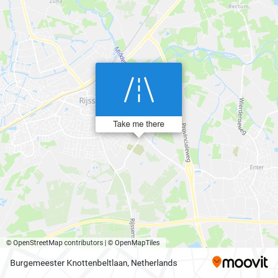 Burgemeester Knottenbeltlaan map