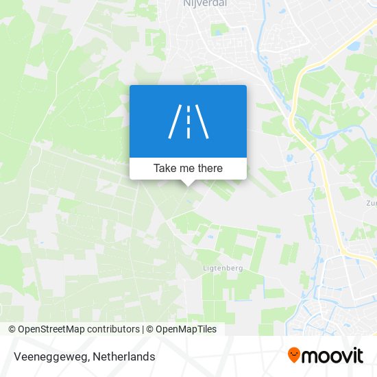 Veeneggeweg Karte