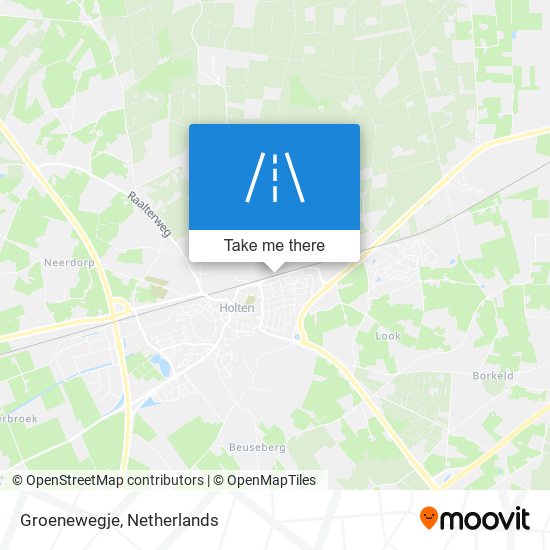 Groenewegje map