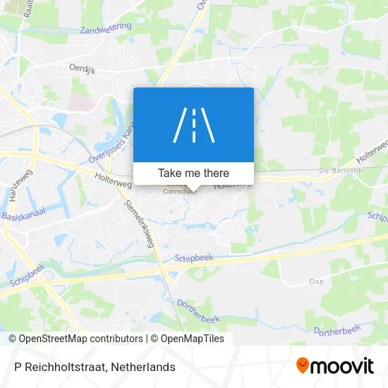P Reichholtstraat map