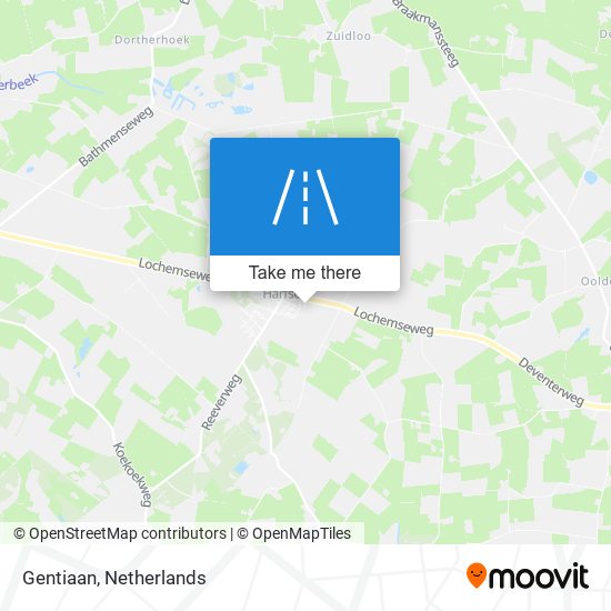 Gentiaan map