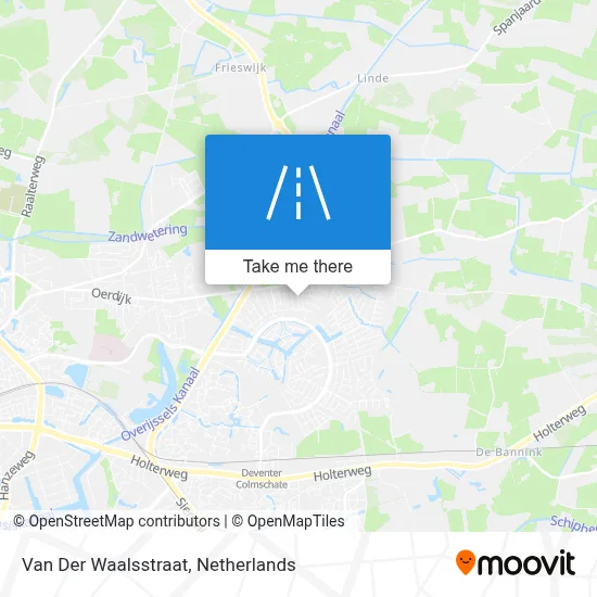 Van Der Waalsstraat map