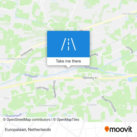 Europalaan map
